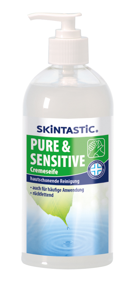 SKINTASTIC® Cremeseife Pure & Sensitive 500 ml Pumpflasche
